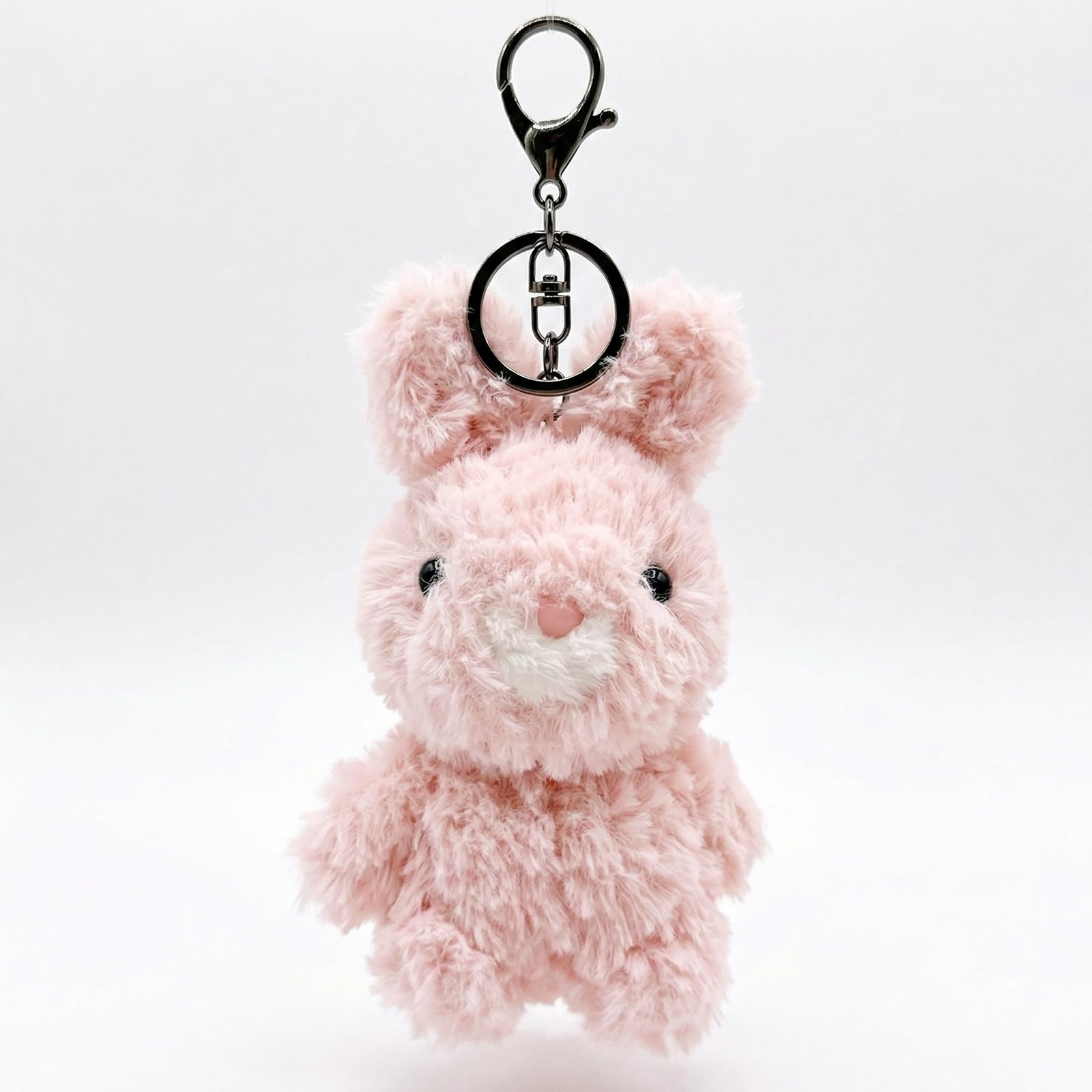 Amazon.co.jp: ウサギ キーホルダー ぬいぐるみ 11cm 癒し ふわふわ